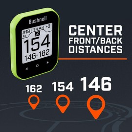 Bushnell Golf Phantom 3 Slope GPS Handlheld (Black) | 38,000+ Courses, Slope Compensation, Hazard Info, Distance Calculator, Scorekeeping, Magnet Mount, Touchscreen | Signature Series Power Bundle