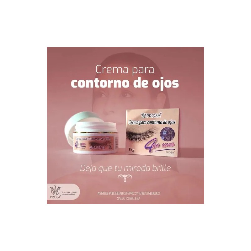 Crema Contorno Para Ojos 4 En 1 Prosa
