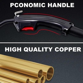 8ft No Gas Mig Gun Replacement Fits Lincoln Electric Weld Pak 10949 88 Amp HD Flux Core Wire Feed Welder 10949