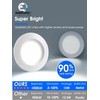 12 Pack 5/6 Inch 5CCT LED Recessed Lighting Retrofit, 2700K/3000K/4000K/5000K/6500K