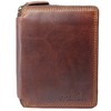 Fregery ® Leather Wallet for Men with RFID Protection with