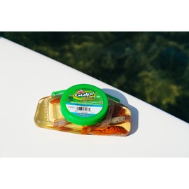 Berkley Gulp! Alive! Shrimp New Penny/Chartreuse, 3 Inch - Pint 4x7