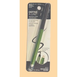 Maybelline DEFINE A-LINE MECHANICAL PENCIL #803 BROWNISH BLACK NEW IN PACKAGE