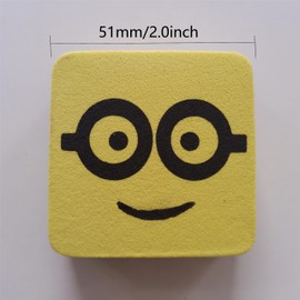 Dry Erase Erasers Whiteboard Eraser mini Eraser Cartoon whiteboard Eraser - Easy to Grip and Clean, Perfect for Classroom and Office Use