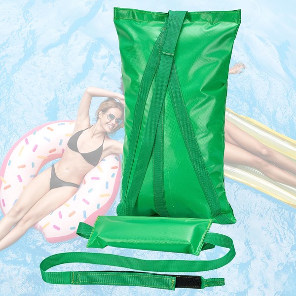 MOPHOEXII Compact Pool Float Anchor Bag, 2-in-1 Sand Anchor with