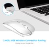 Wireless Mouse 2.4 GHz with USB Receiver for Laptop Computer