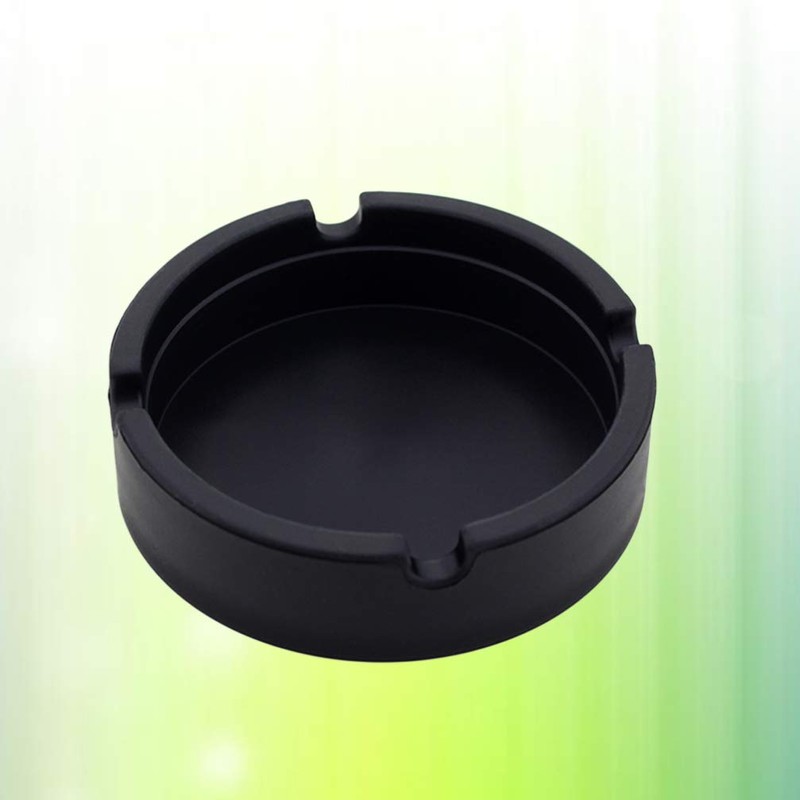 Healifty 1pc Outdoor Silicone Ashtray: Unbreakable Heat Resistant Rubber for