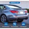 BDBO Rear Spoiler Wings for Infiniti Q50 2014 2015 2016