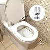 18 Pieces Zinc Alloy Toilet Lid Hinge Toilet Seat Replacement