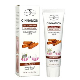 Cinnamon Toothpaste Fresh Breath Odor Removal Herbal Extracts Pomegranate Mint 100g / 3.38 oz