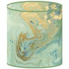LampPix 10.00 Inch Table Lamp Shade - Marble Green Canvas