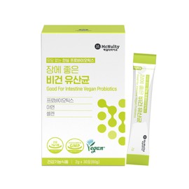 맥널티바이오 장에 좋은 비건 유산균 선물세트 2g x 30포 4입 Macknulty Bio Vegan Probiotic Gift Set Good for the Gut 2g x 30 Packs 4 Items