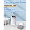 Jet Dentaire Hydropulseur Portable, 300 ml Water Flosser with 5