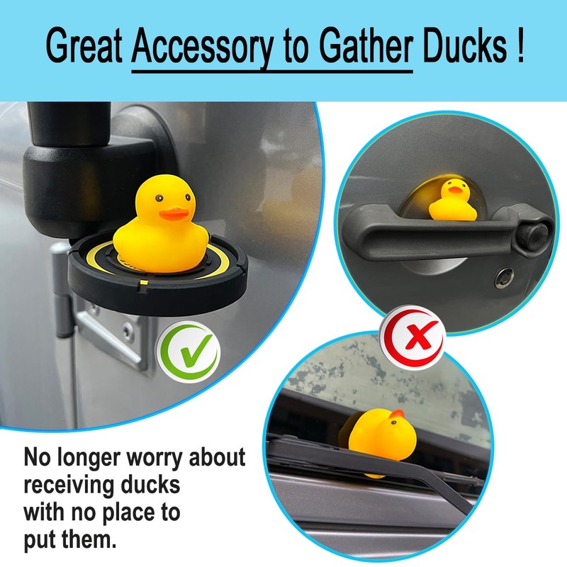 Duck Landing Pad for Jeep,Side Mirror Duck Holder Compatible with