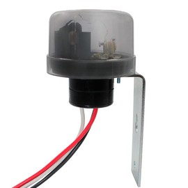 Fotocelda Tork incluye receptáculo y ménsula, fotocontrol de 105-130V, 1,500W, protección de 2.5Kv y 5,000 A, 5,000 operaciones, montaje en exterior. Certificación NOM y ANCE gris
