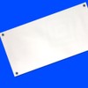 4 Less Co 18x48 Inch Blank Vinyl Banner White Sign