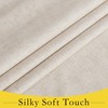 NICETOWN Linen French Door Curtains, Privacy Door Curtains for Window,
