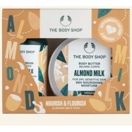 The Body Shop Nourish & Flourish Body Almond Milk Duo