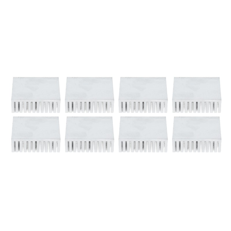 8Pcs Heat Sink Cooling Heatsink Cooler Aluminium Alloy 50x50x15mm Accessory