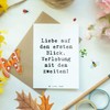 Mr. & Mrs. Panda Grußkarte Spruch Verlobung Glaube - Geschenk,