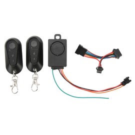 Smart Anti Theft Bike Alarm Electric Scooter Wireless Anti Theft Alarm with Remote 36‑72V Universal