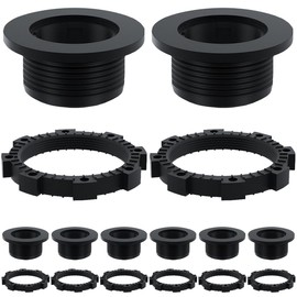 MKBKLLJY 8Pcs 20mm/0.8inch Black Round Rocker Switch Shell Mounting Panel Waterproof Dustproof Plastic Cap for Rocker Toggle Switch Marine Automotive RV Car Truck