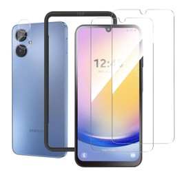 Galaxy A25 5G exclusive glass film (2 pieces) + camera film (1 piece), easy to apply, compatible with Galaxy A25 SC-53F/ SCG33, protective film, automatic adsorption, 9H hardness, shockproof, guide