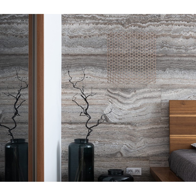 Lattice Panel with a Honeycomb Pattern Design MDF Home &