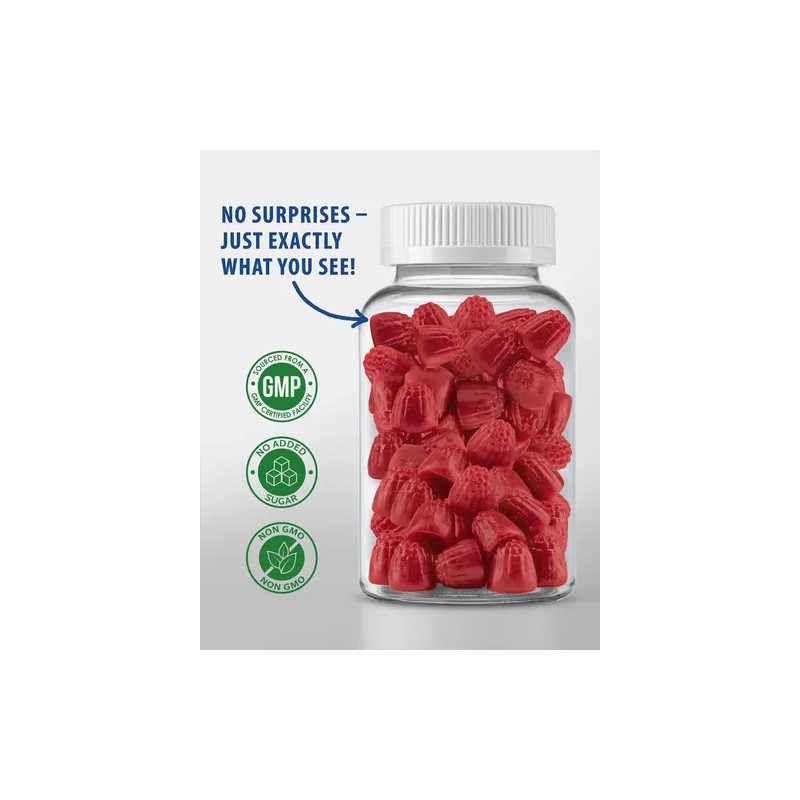 Gomitas De Magnesio Sunny Sam Sin Azúcar 500 Mg Para