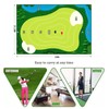 Portable Indoor/Outdoor Golf Game Set with Chipping Golf Play Mat,