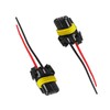 BWBWND 2PCS 9005 9006 HB3 HB4 Female Adapter Wiring Harness