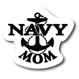 Navy Mom 4.5 in Refrigerator Dishwasher Whiteboard Magnet, Military Magnet, Navy Magnet US Made|PMNI295|