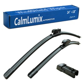 CalmLumix Windshield Wiper Blades Replacement for Mazda CX5 CX-5 CX9 CX-9 2017-2022 2023 2024 2025,OEM Quality, Top Lock Design, All Season, 24" + 18" (Pack of 2)