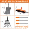 Chicken Poop Scooper Shovel Rake Scrub Brush for Chicken Coop