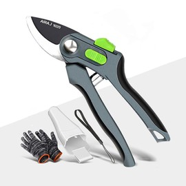 Professional Pruning Shears, Branch Cutter with 5/8" Cut Capacity, Garden Shears with Sharp Steel Blade, Rust Resistant, Ergonomic Pruners with Comfort Handle and Safety Lock, Gardening Hand Tools