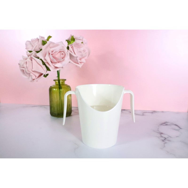 Roltex Polycarbonate Plastic Nose Cup White (Pack of 2)