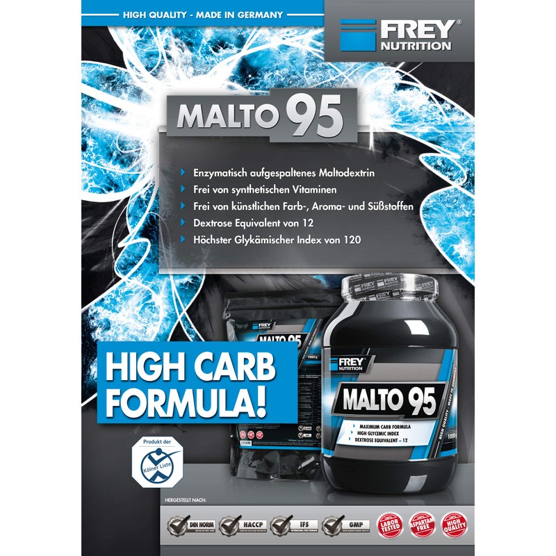 Frey Nutrition Malto 95 Bag Single Pack (1 x 1 Kg