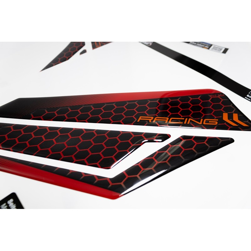 Tankpad Side Tank Protector Compatible with KTM Duke 390 Orange