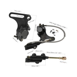 Unbranded Rear Disc Brake Caliper System for 110cc 125cc 140cc 150cc Pit Dirt Bikes Apollo