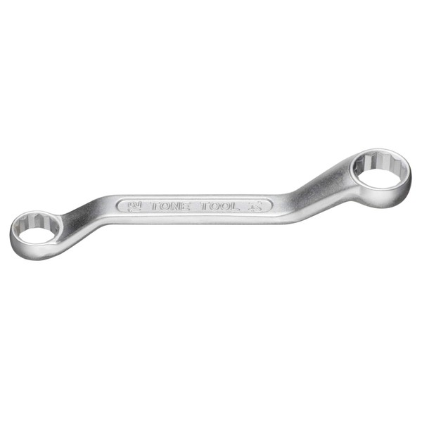 TONE M46-1214 Short Glasses Wrench (45°) Double Side Width 0.5 x 0.6 inches (12 x 14 mm)