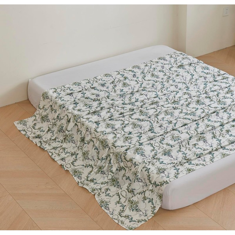 Flat Sheet Double 220x250cm 100% Cotton Fitted Sheet Bed Sheet