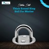 MARINE CITY Thick Ring Round Sail Shade Pad Eye Plate,