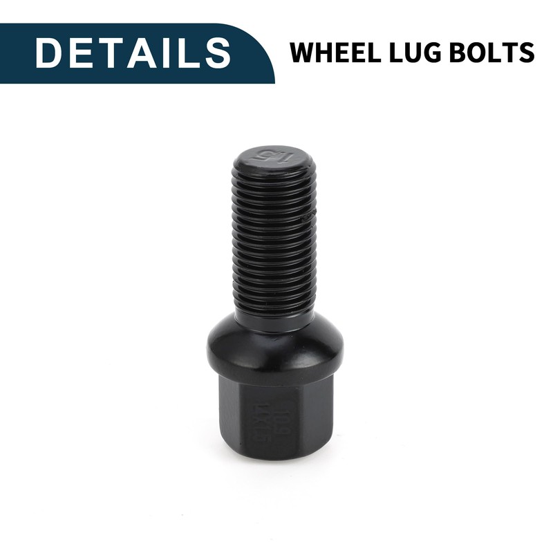 TUCKBOLD M14x1.5mm Ball Seat Wheel Lug Bolt for Volkswagen 19mm