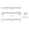 GedoTec Furniture Handle Stainless Steel Bar Handle Kitchen - G14