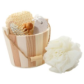 Mikinona Women Bathing Accessories Bathing Kit for Women Back Clean Tool Body Exfoliating Scrubber