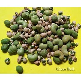 Wasabi Mixed Nuts (Cashews, Peas, Peanuts, Edamame), 1 lb bag from Green Bulk