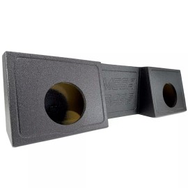 Mega Bass Regular Cab / Single Cab 10” Dual Sub Box Subwoofer Enclosure Gm Ford Dodge