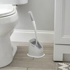 Bath Bliss Toilet Brush | Contoured Design | Flat Brush