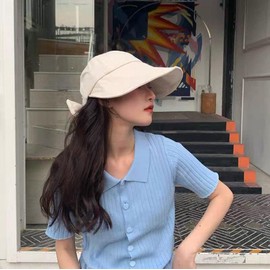 MAKFORT Sonnenhut Damen Sonnenschutz Strandhut Sommerhut Breite Krempe Sonnenmütze Frauen Faltbar Hut Outdoor Stoffhut