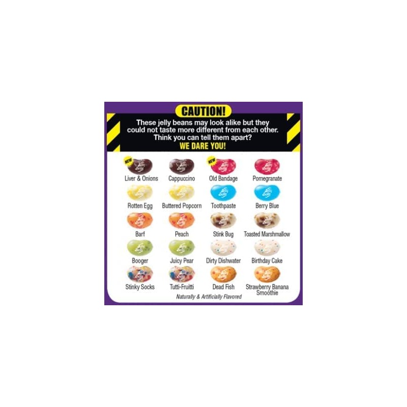 Jelly Belly Jelly Beans, Bean Boozled 6th Edition, Spinner Set